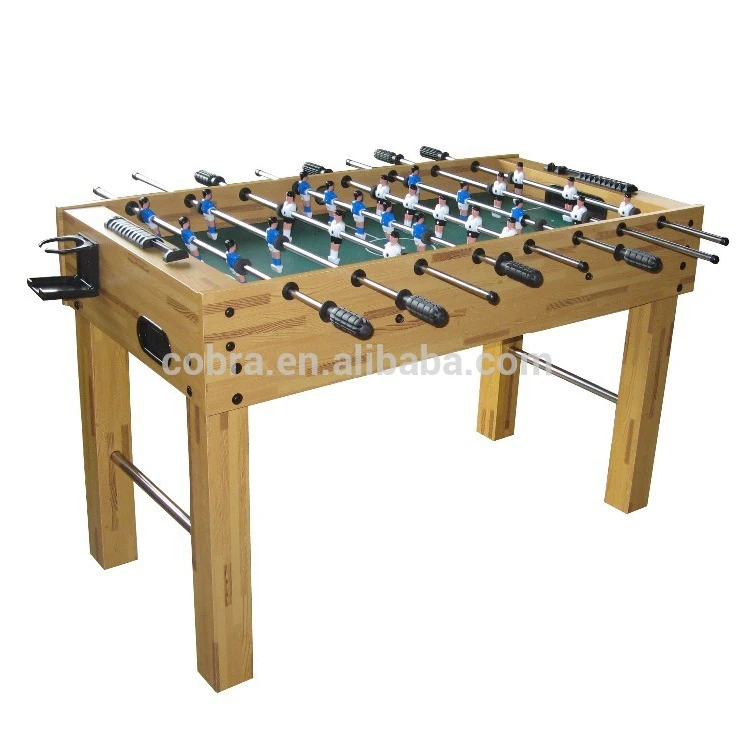 KBL-S1002 manual slide score 12.7mm hollow rod foosball table with cup holder
