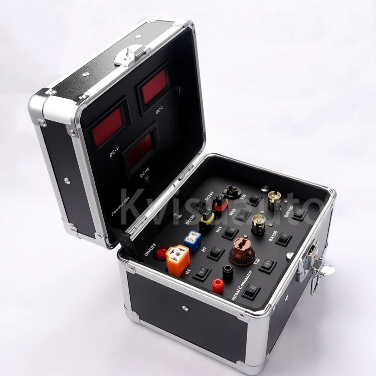 CQL KVISUAUTO Universal voltage current power high quality led headlight bulb bi led hid projector hid ballast tester box