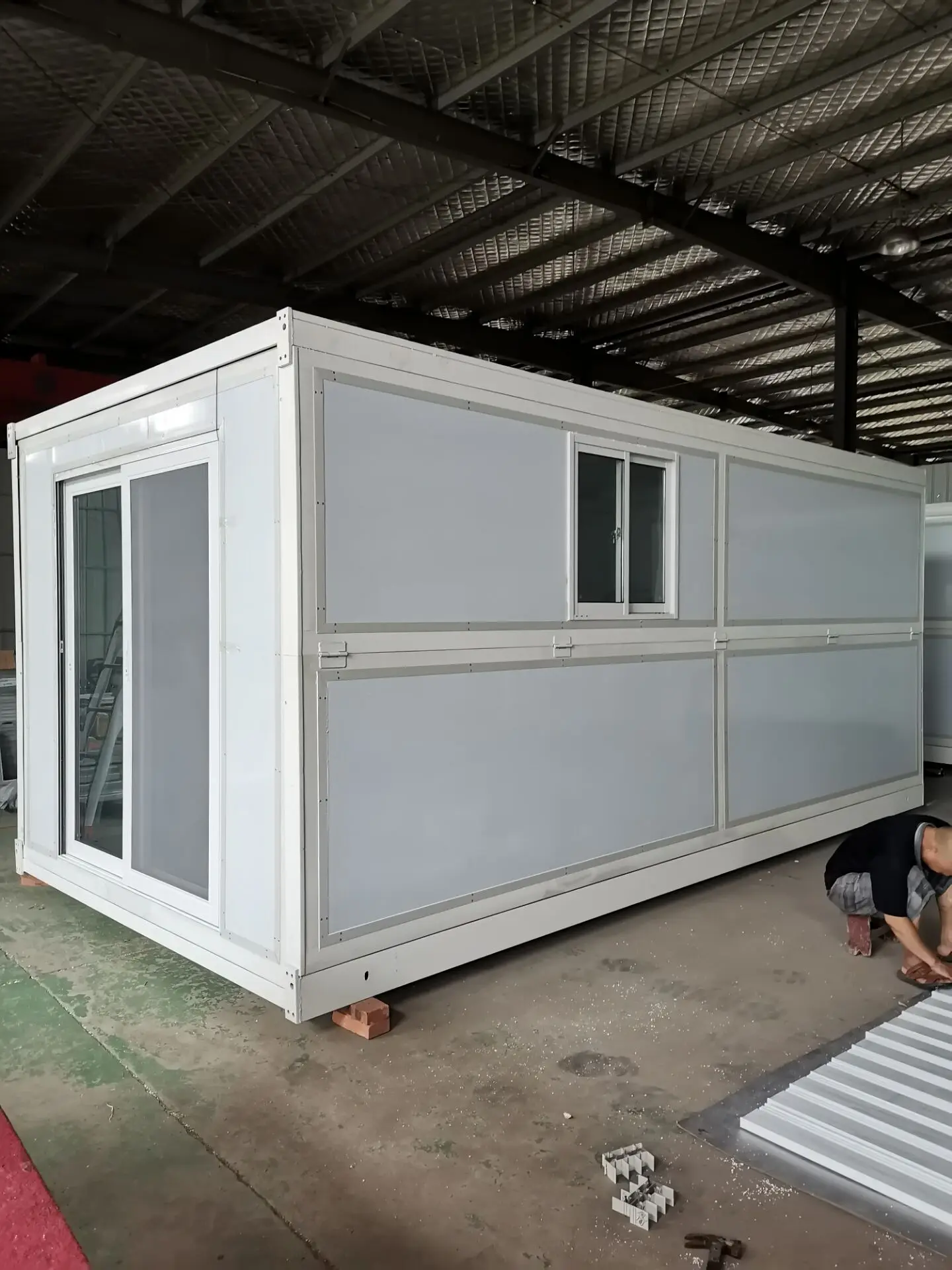 (AU Standard)China Factory Supplier prefab Folding Foldable Container home/ Tiny house/ Site Office/ Mobile Cabin