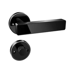 Safes Anti Theft BLE WiFi APP Fingerprint Key Electrical Lever Door Handle Lock