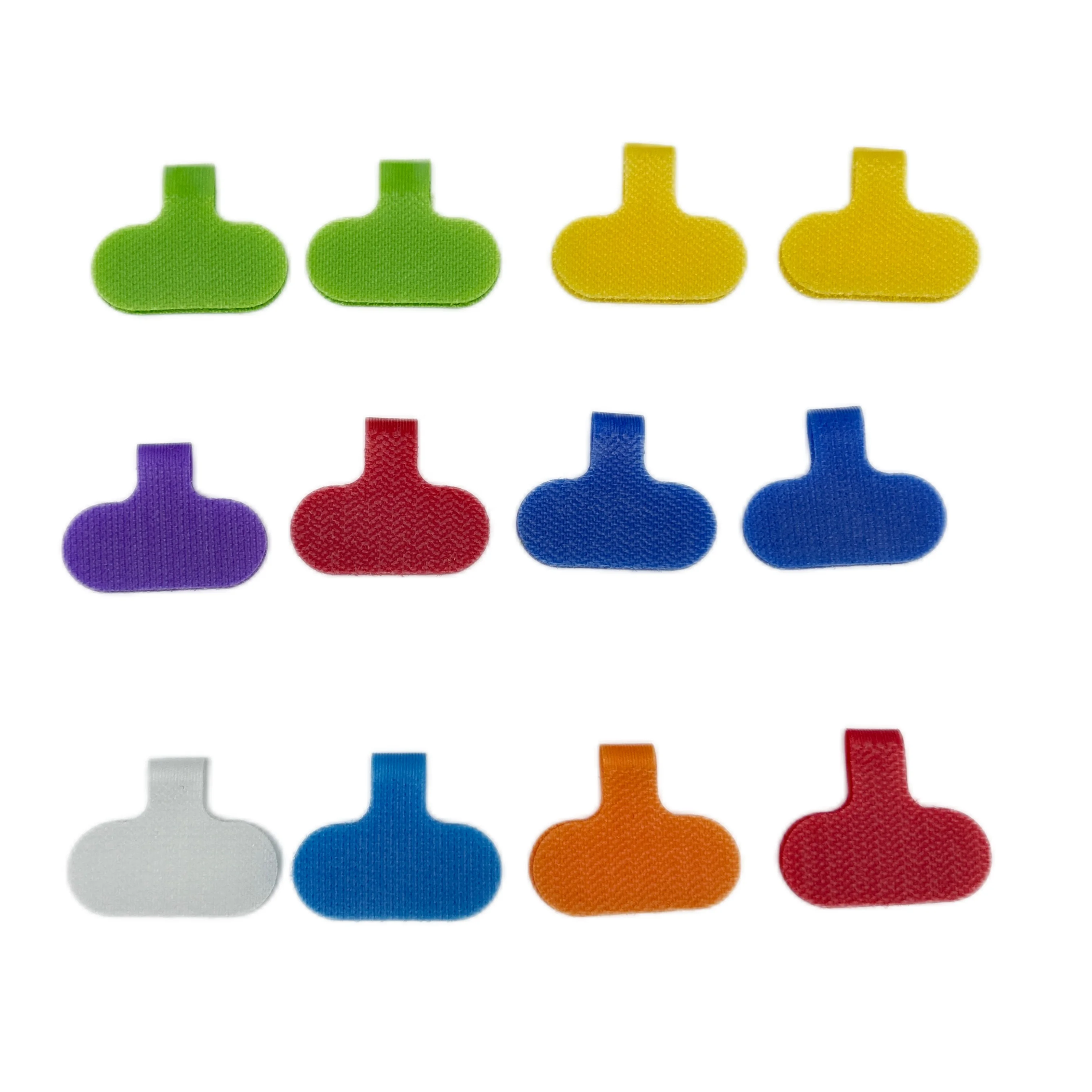 Multi-Color Writable Wire Cable Cord Labels Hook and Loop Cable Label Tags for Electronics Cable Management and Identification