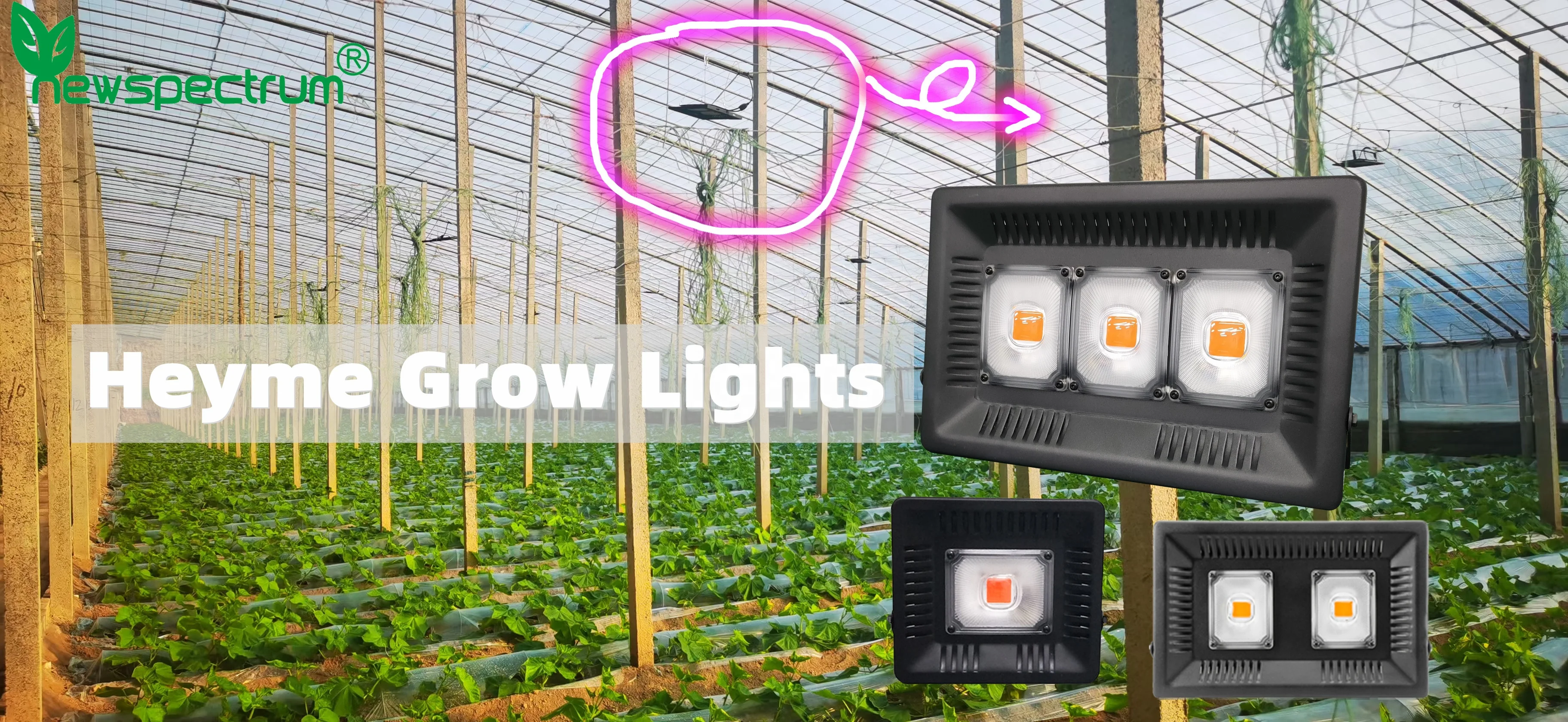 Indoor hydroponic vegetable Grow light Greenhouse grow lamp uv ir led grow light full spectrum