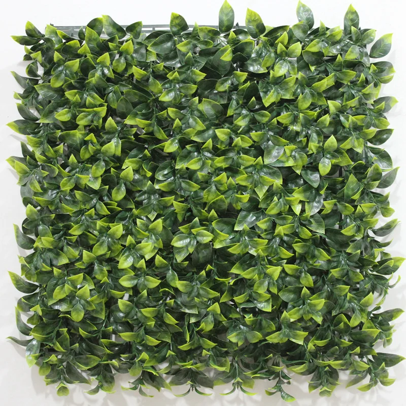UV Resistant Green Grass Wall Decoration Panel Artificial Green Wall Outdoor