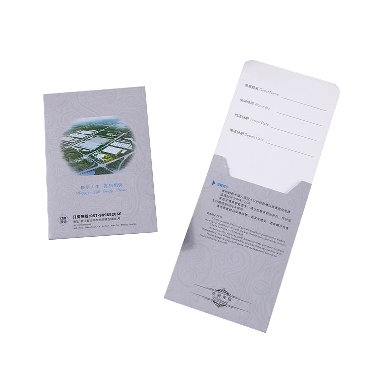 Customized logo Colorful paper mini thank you card with