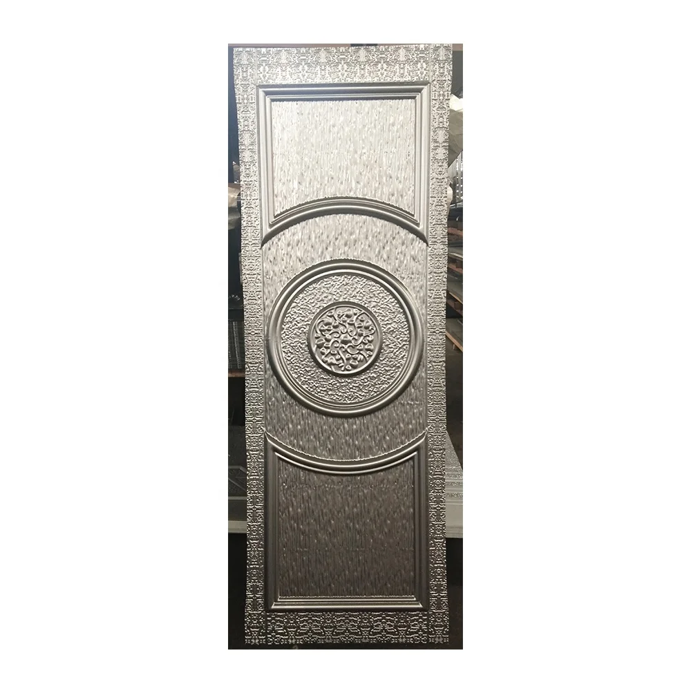 PHIPULO New Design Metal Door Steel Door Sheet Metal Iron Door Sheet Skin Stamped  For Gate