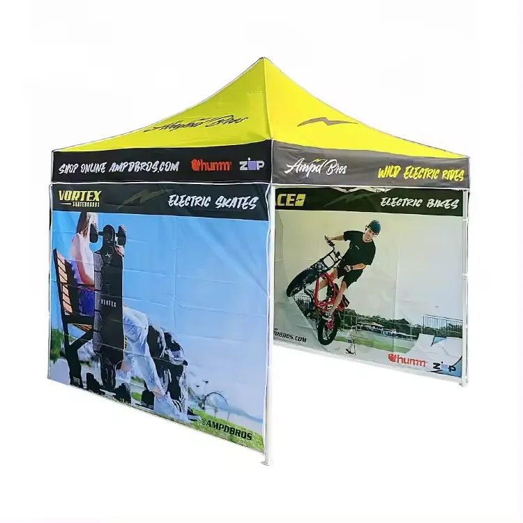Printed 3x3 advertised Gazebo 6x3 Adversting Dome Kiosk Canopy Pop Up Tent For Advertising Event tent