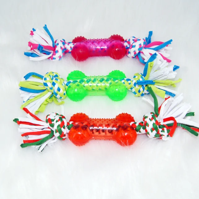 Factory Customize Cheap Dog Interactive Toys Pets Dog Tooth Cleaning Rope Toys Puppy Toy
