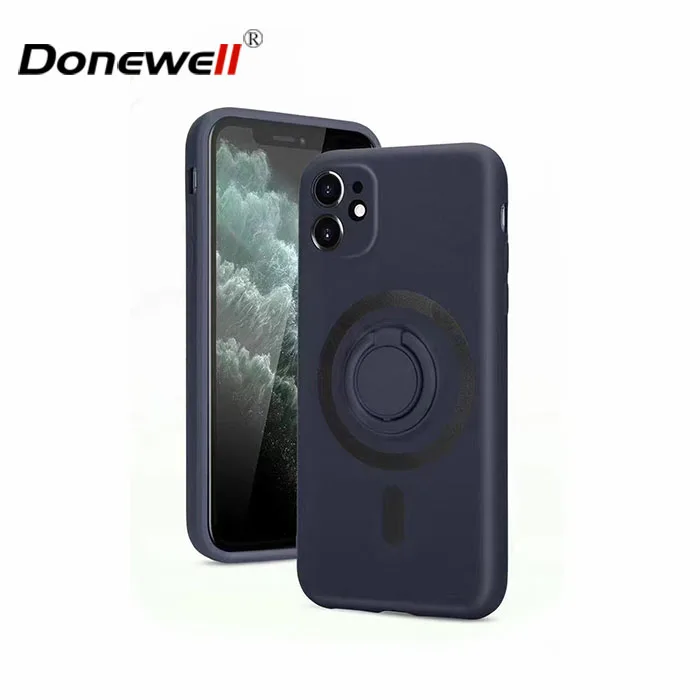 
Wireless Charging Ring Tpu Blank Personalised Women Cell Phone Case 