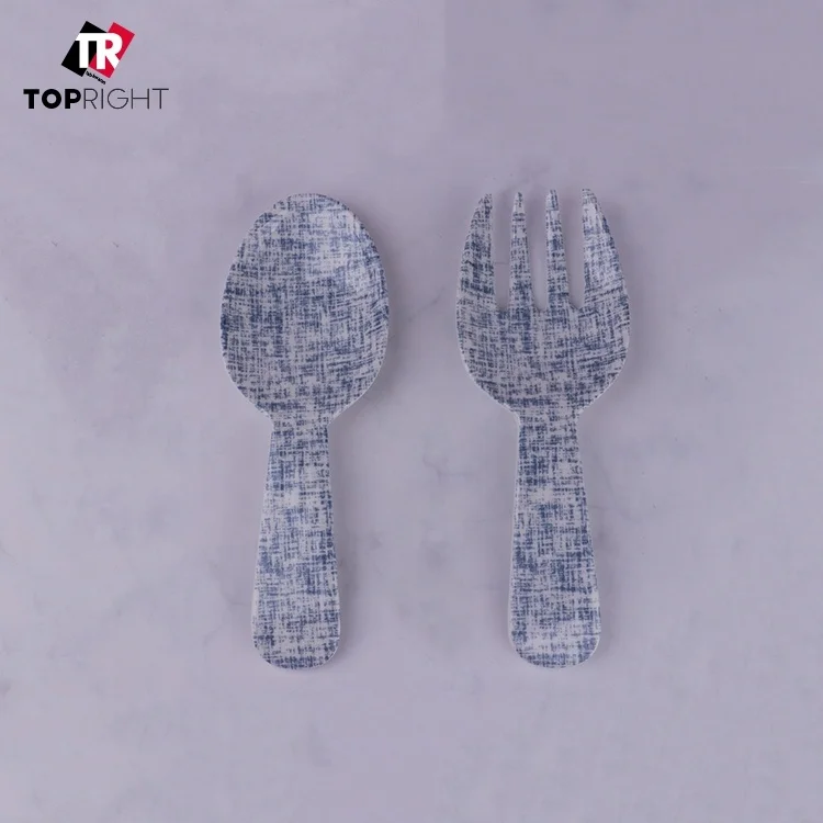 High quality Plastic Salad Servers Fork and Spoon Serving Set