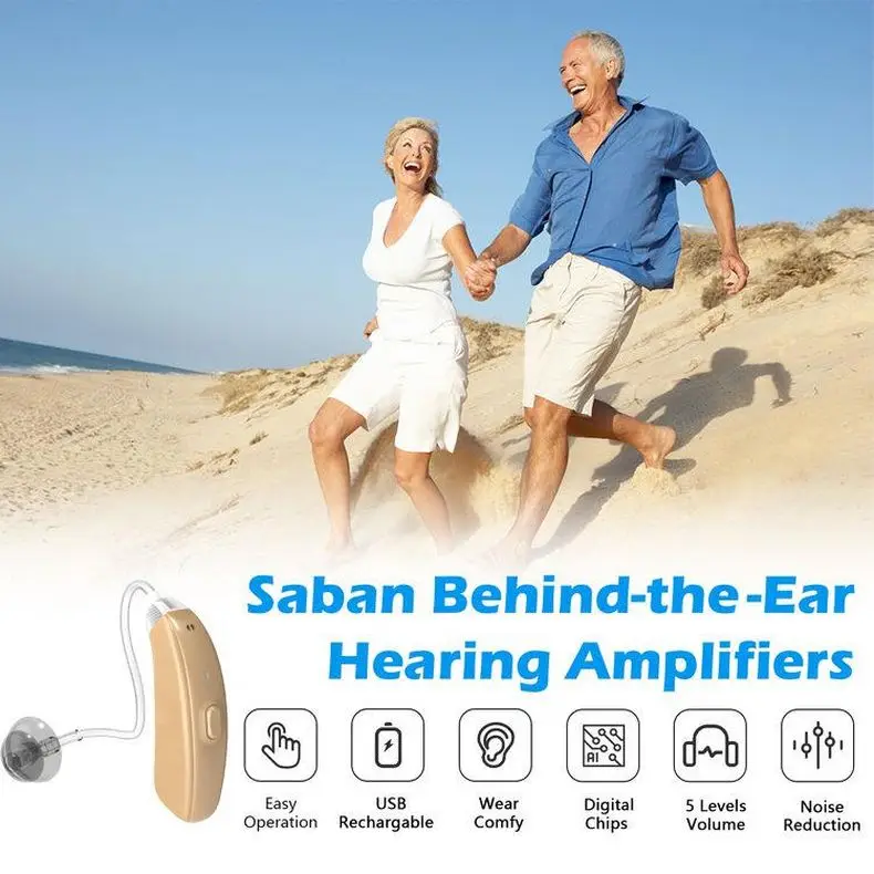 Competitive Price BlueDeer Digital Rechargeable Hearing Aids 16 Channels Noise Reduction Good Clear Sound Amplifier