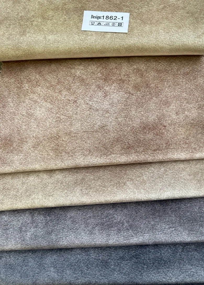 High Quality home textile hot print Holland velvet fabric for sofa upholstery from Chinese mill free samples