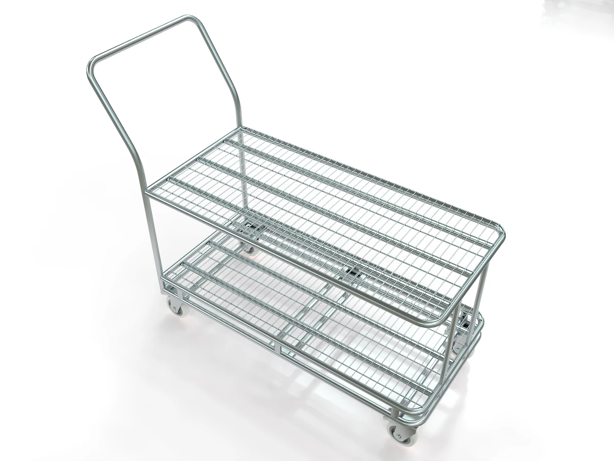 wholesale retail custom color large capacity hand push hypermarket equipment supermarket shopping cart trolley with wheels