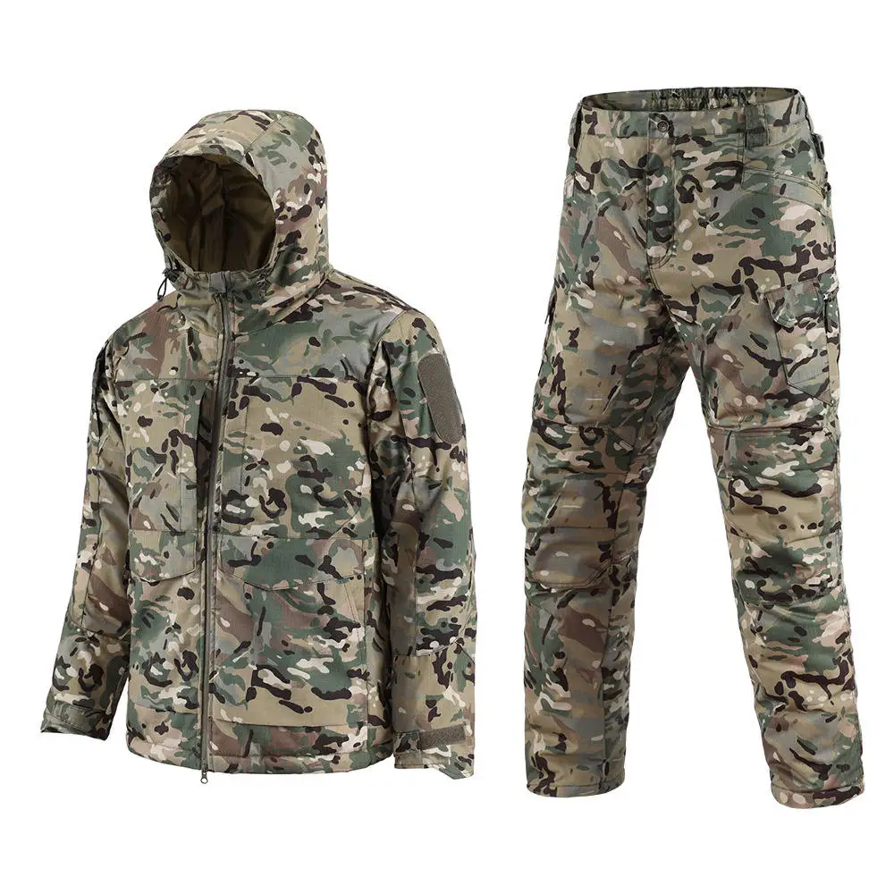 winter Black Warm Windproof Assault Camouflage Frog Waterproof Snow g8 jacket Tactical Suit Uniform Set