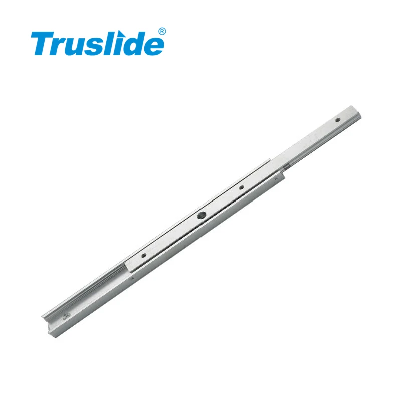 Truslide Drawer Slides Rails 20mm two sections aluminum Ball Bearing Slide Drawer