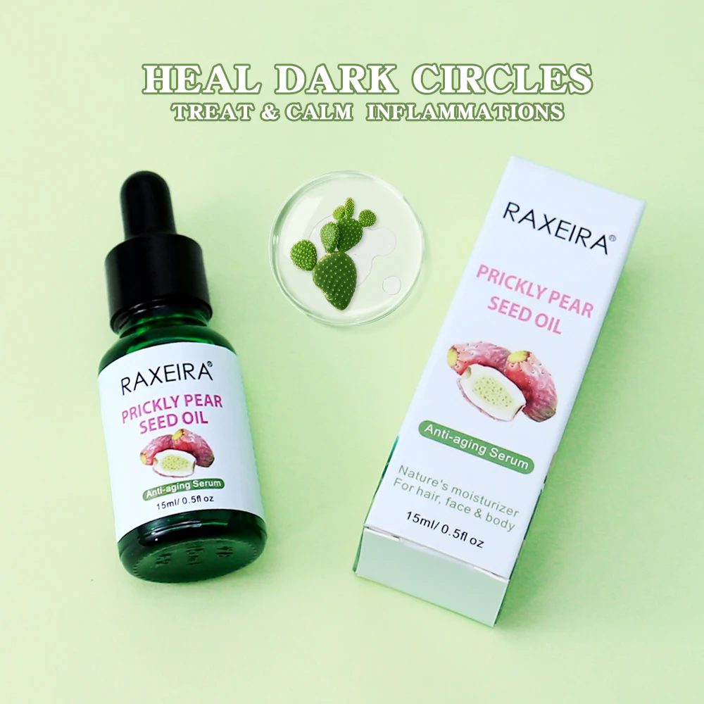 Organic 100% Pure Prickly Pear Seed Oil For Face Dry Skin And Body Moisturizer And Hair Treatment