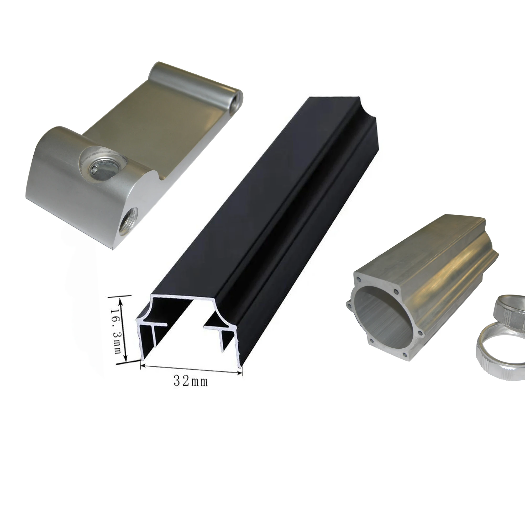 China Supplier Perfil De Aluminio 6063 Aluminum Profile For Auto Cars Accessaries