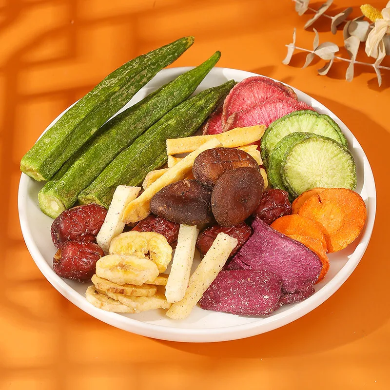 Комплексные чипсы для фруктов и овощей 250 г готовые к употреблению разные овощи фрукты сушеные Детские обезвоженные смешанные