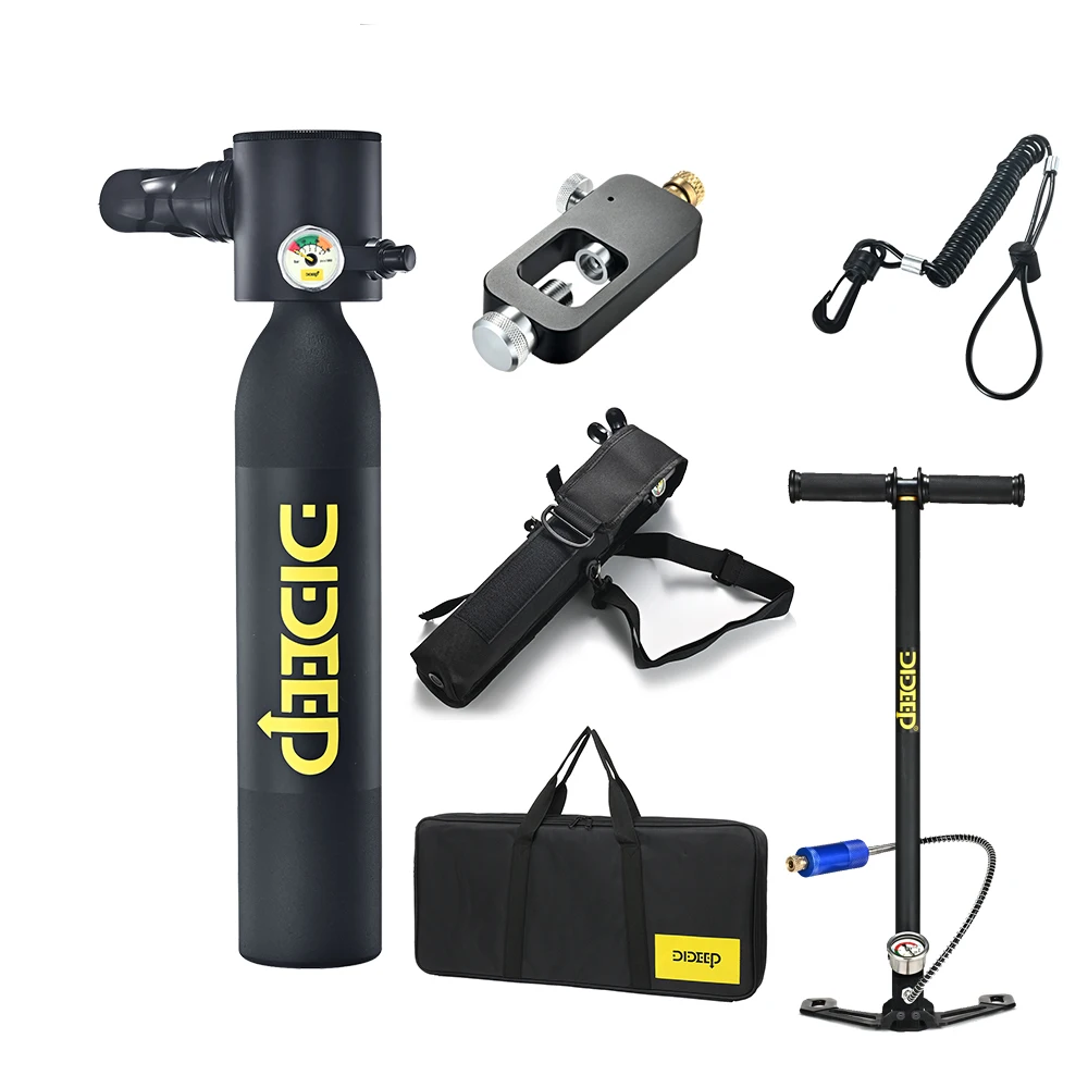 Dideep New Aluminium 0.5L small oxygen scuba  diving cylinder bottle