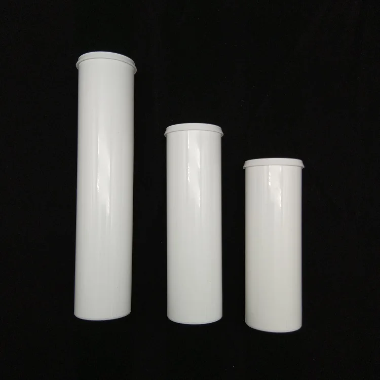 Plastic color Vitamin C effervescent tablet tube bottle with spring cap