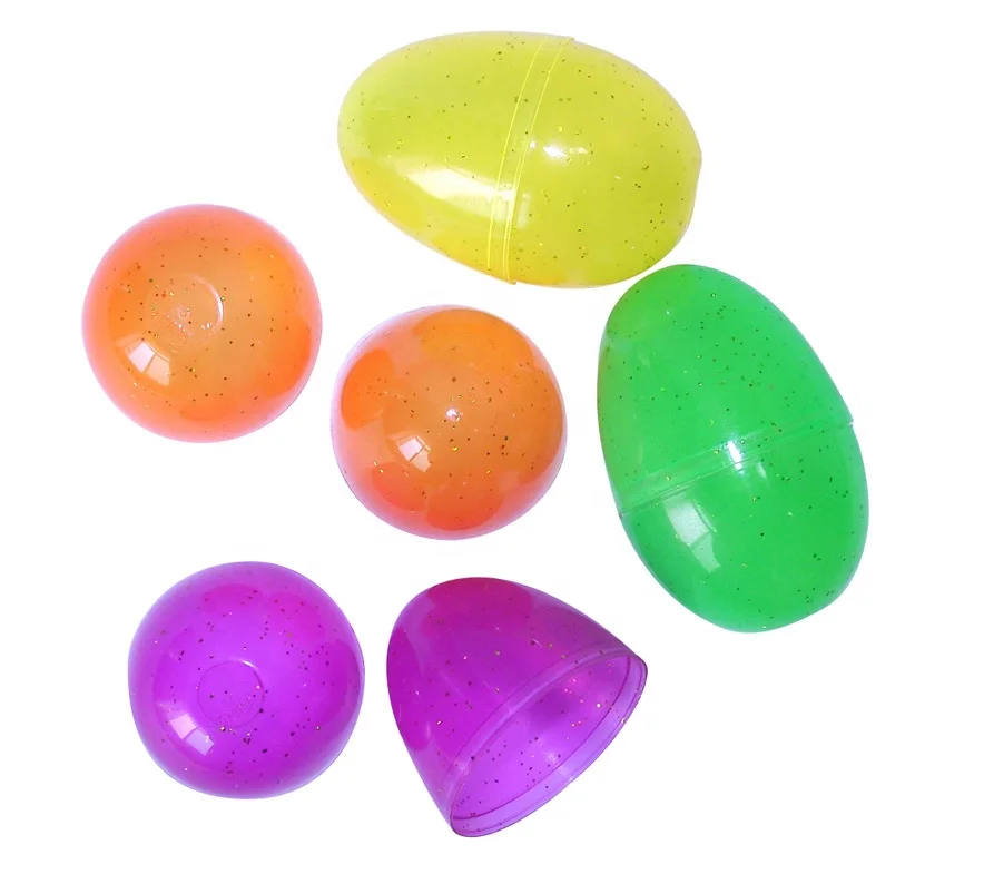 novelty 48 * 52 mm plastic transparent empty capsules vending toy egg