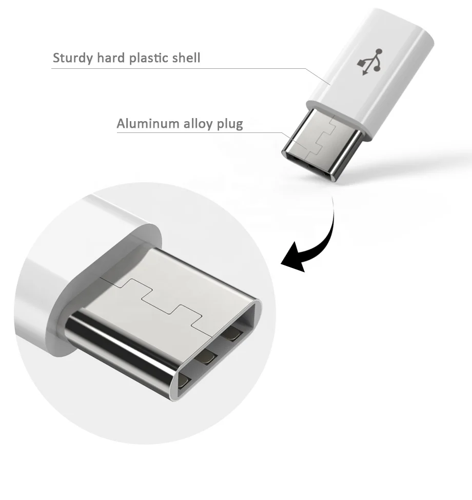 USB 3 1 USB-C Type-C Type C кабель-переходник «папа»-Micro и разъемом типа «мама» адаптер