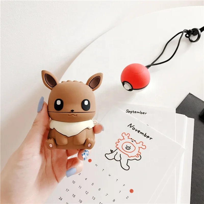 Sufeng милый 3D силиконовый чехол для Airpods 1/2 защитный Pokemon Airpod Pro