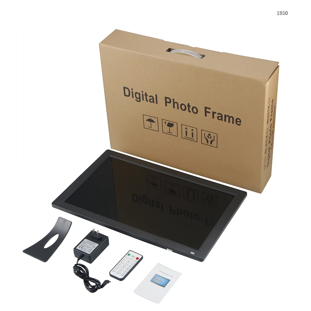 Новое поступление, ЖК-дисплей с пластиковой рамкой, 19 дюймов, цифровая фоторамка, монитор с фото, Mp3, Mp4, Hd, 1080P видео