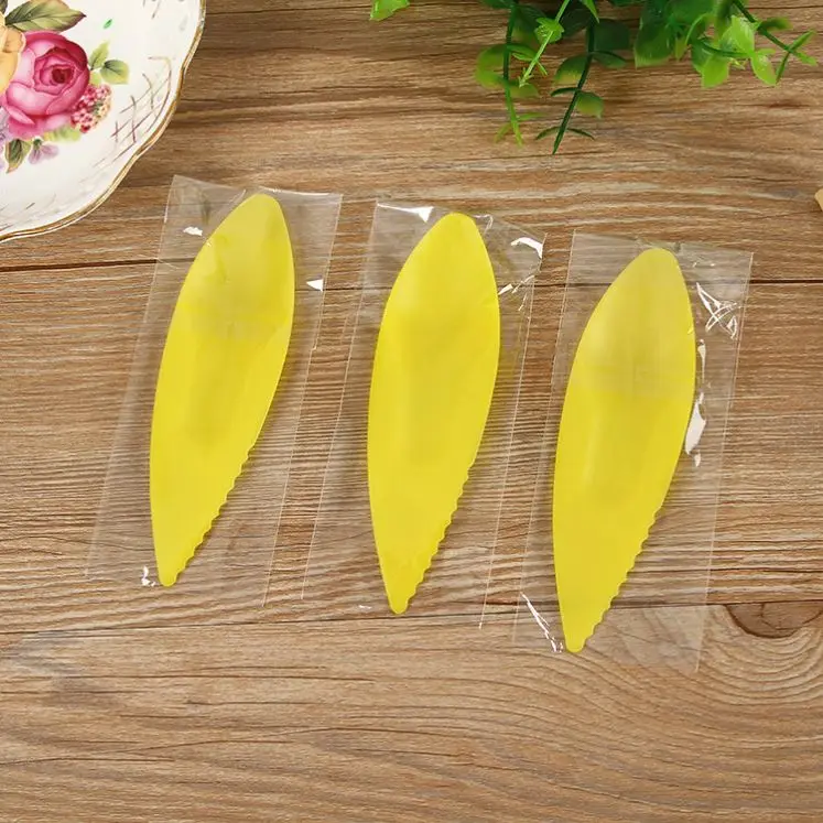 Kiwi spoon fruit scoop Biodegradable colored ice cream frozen yogurt spoon factory direct sales