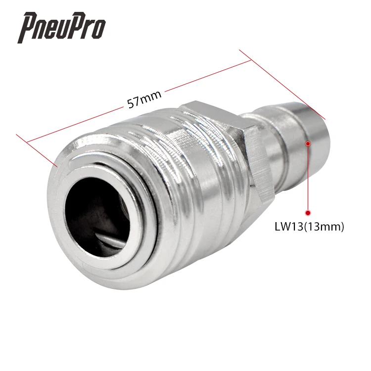 DN 7.2 Nickel Plated 13mm air hose connector quick coupling coupler