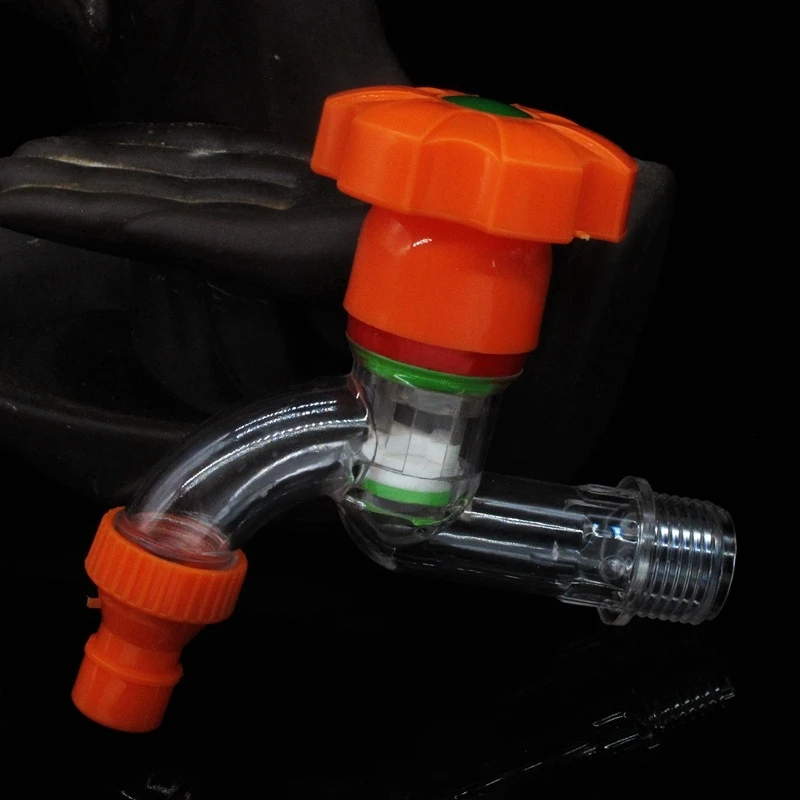 Pakistan Nepal plastic waterfall bathroom basin faucets transparent plastic Open it quickly PP Plastic Taps/Faucet