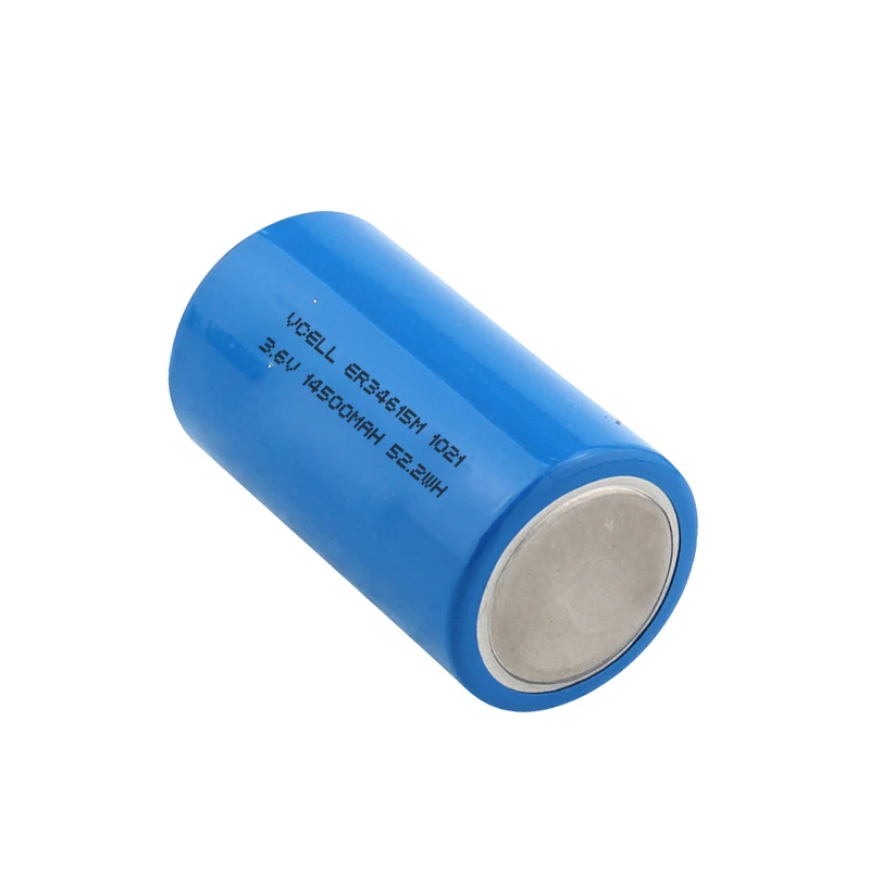 Hot Selling ER34615M 3.6V 14500mAh Li-SCOL2 Primary Lithium Battery for Gas Meter/Water Meter/Monitor Devices