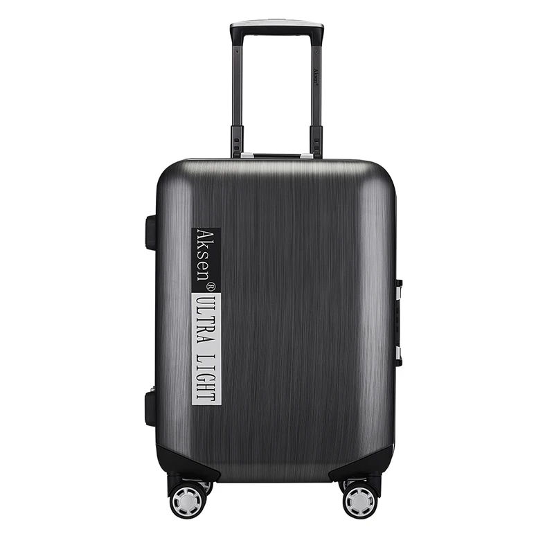 Hot sale Hasp trolley cases with spinner wheels for men women customize Travel suitcases luggage