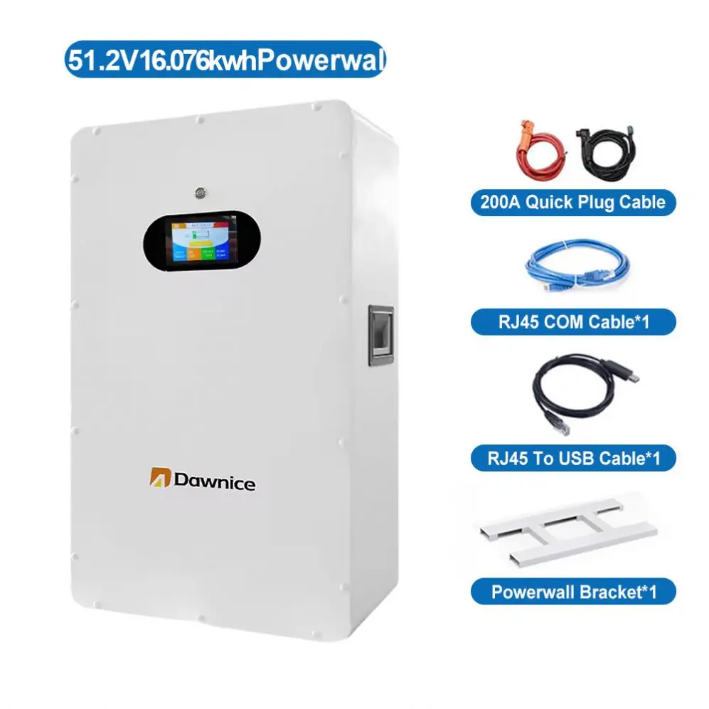 SA 10 Years Warranty Lifepo4 Litium Powerwall 51.2V 200Ah 300ah 10kwh 15kwh Energy Storage Battery For House Solar System