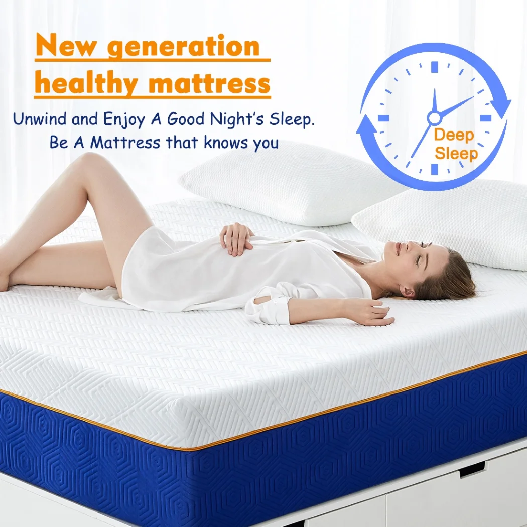 Quality Assurance Contemporary Luxury Bedroom Furnitures Hotel King Queen Size Gel Memory Foam Mattress