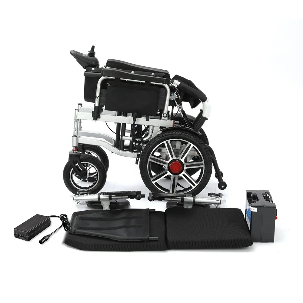 2022 Amazon Best selling Remote controlled wheelchair handcycle for the disabled Foldable electric wheelchair