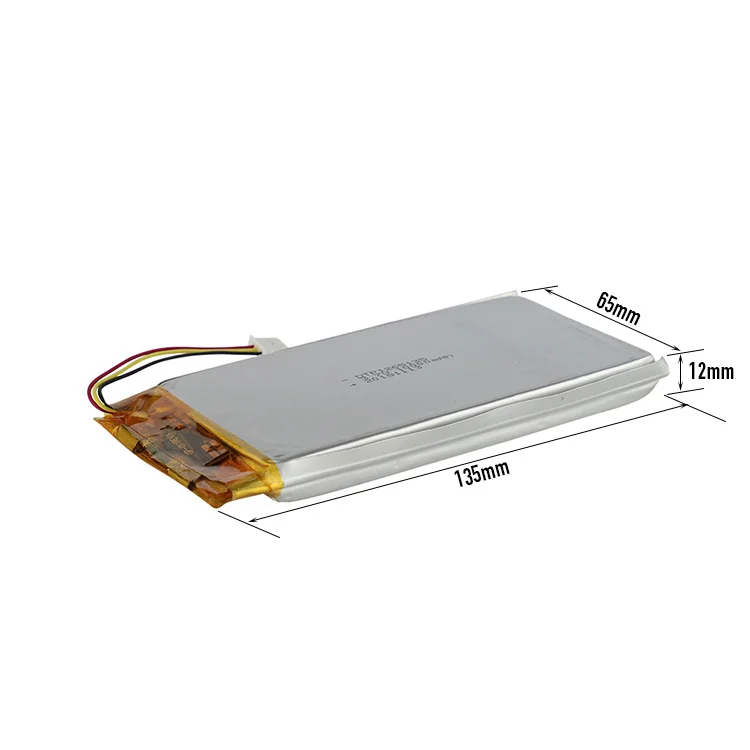 Изготовленный на заказ KC Сертифицированный 3 7 V NMC Pouch cell 1265435 литиевая батарея 20000mAh для электроники