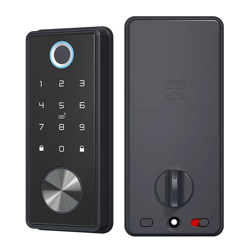 Hitenso T1 Tuya wifi Ddeadbol lock smart fingerprint lock digital wooden door locks cerradura for office home