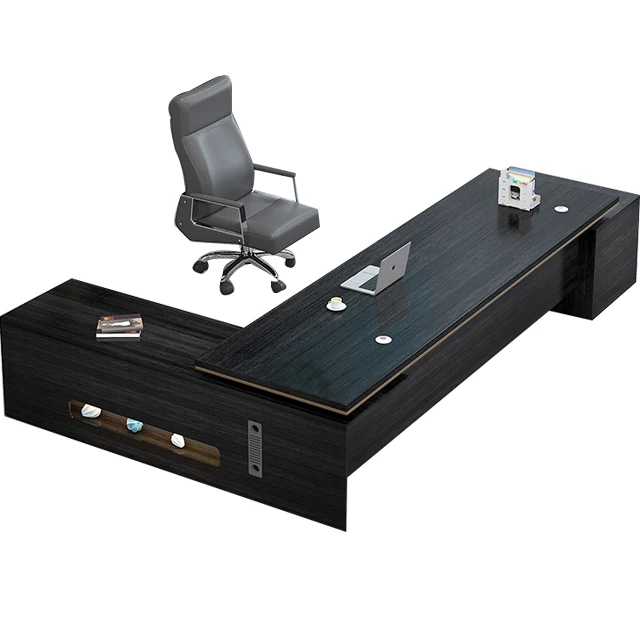 Высококлассный современный офисный современный высокотехнологичный офисный стол l-образной формы