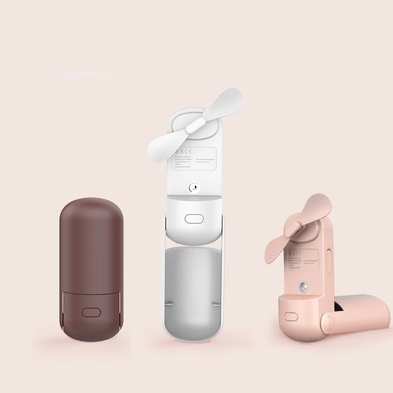 Складной мини-спрей, подходит для летнего веера, спрей для удобного и здорового глубокого очищения лица, нано-спрей