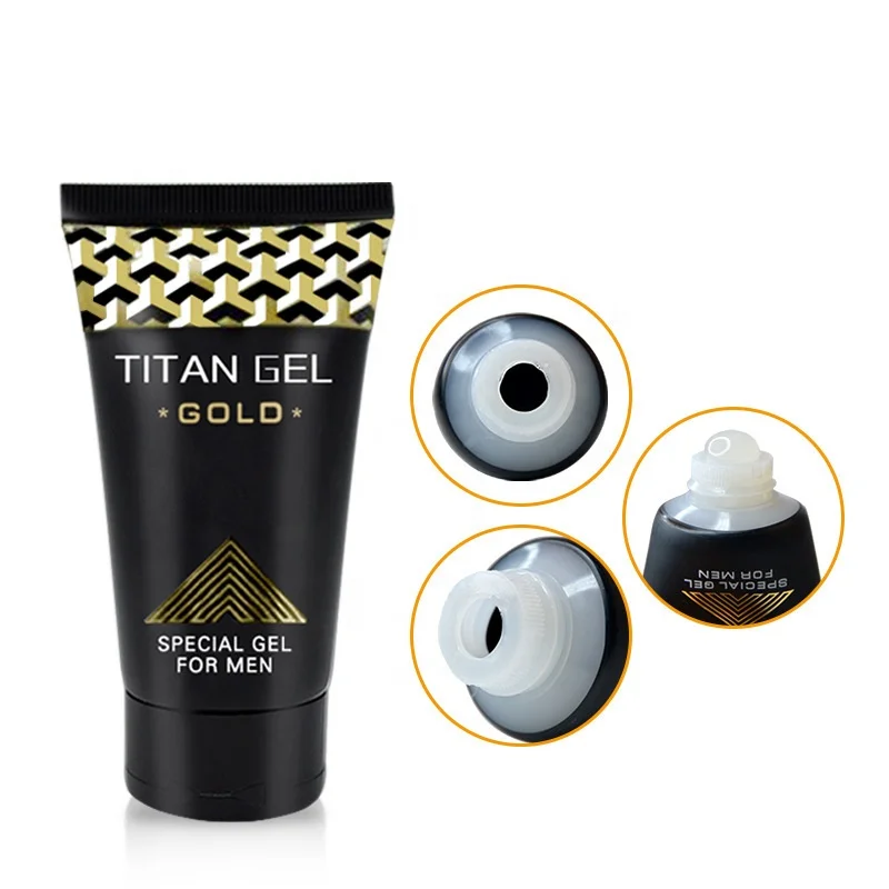 Original Russia Titan Gel Adult Products Penis Massage Enlargement Cream Premature Ejaculation White Tube Titan Gel