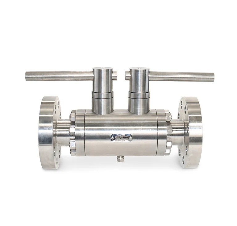 Double block and bleed ball valve flange DBB ball valve manifold ss316l block and bleed needle valve