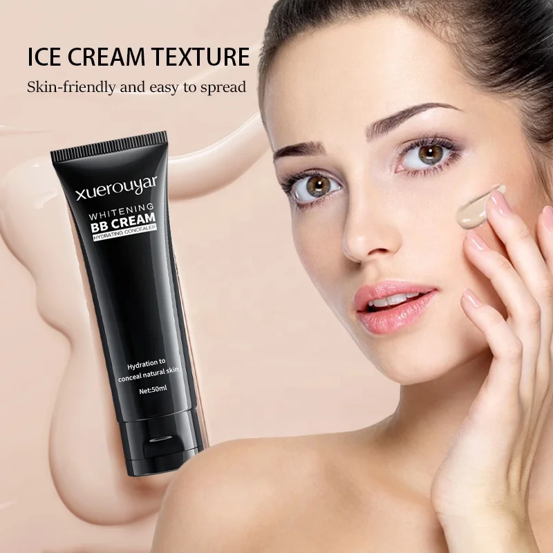 Natural Brightening BB Cream Foundation Base Makeup Concealer Cream Lasting Whitening Moisturizing Primer Face Beauty Cosmetics