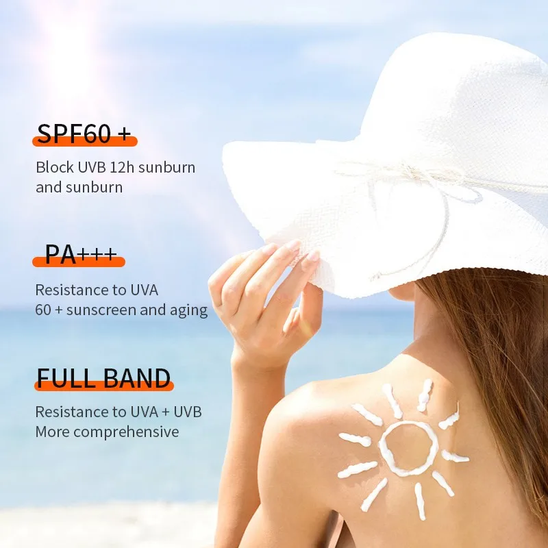 Hot sales High quality oem/odm UVA UVB 40g Aloe Vera sunblock spf 60 glycerin aloe vera sunscreen cream