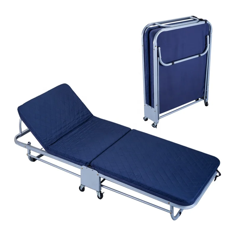 Hospital metal folding bed office lunch break folding bed outdoor sun bed