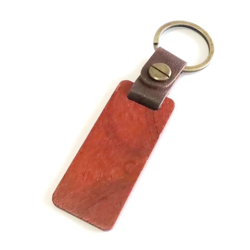 2023 hot sales factory price customized logo wood keychain leather lanyard card holder Id Badge Holder leather lanyard fast ship