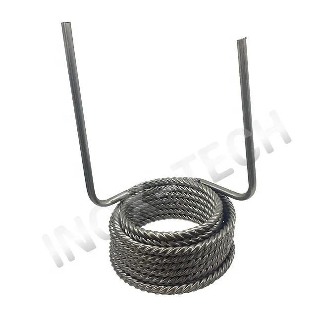 Threaded Coil Evaporator 15.88mm Titanium Threaded Tube Evaporator Supply Non-welded Titanium Heat Exchanger Cooling Liquid 1pcs