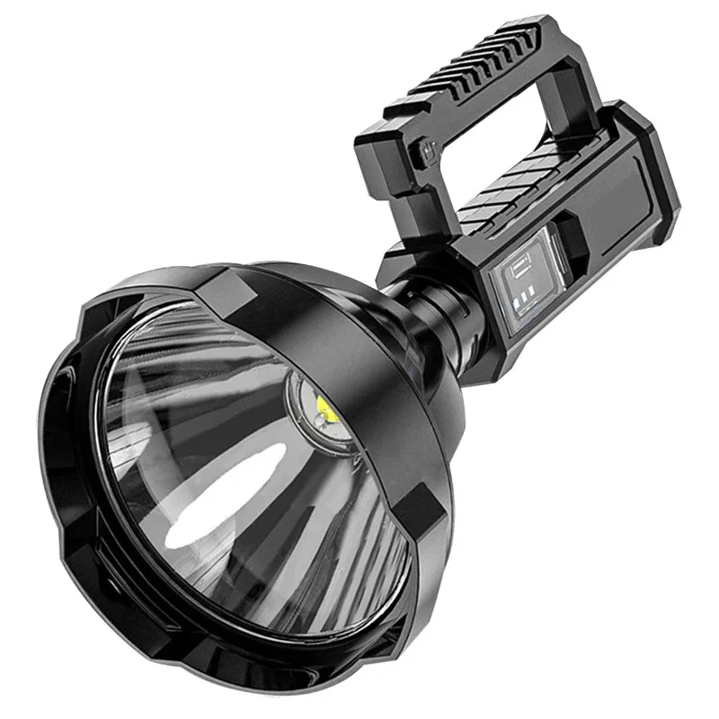 High quality Led Flashlight Long Range multifunction USB rechargeable plastic waterproof Flashlight