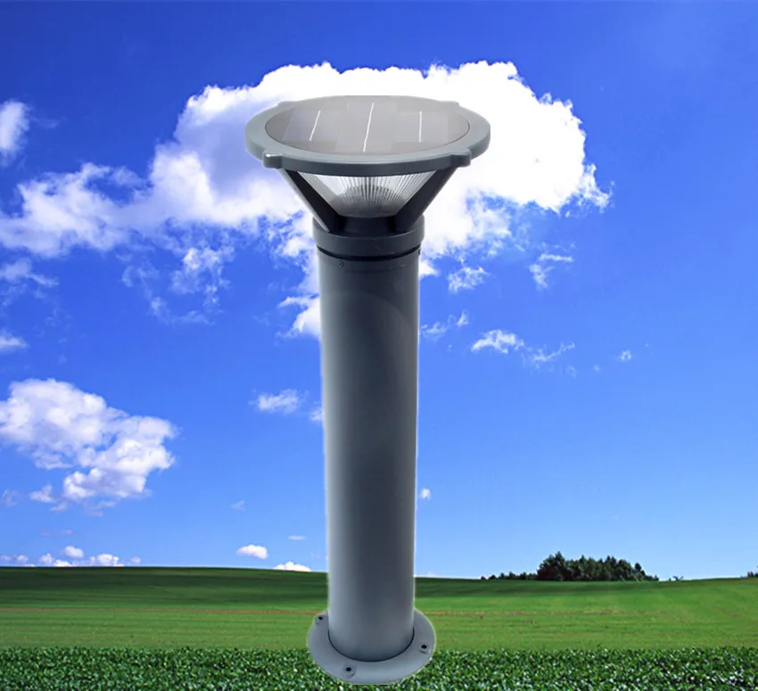 New Factory 8W 10000mah Battery High Power Outdoor LED Solar Bollard Light for Lawn Path Solar Lights from China Suppliers