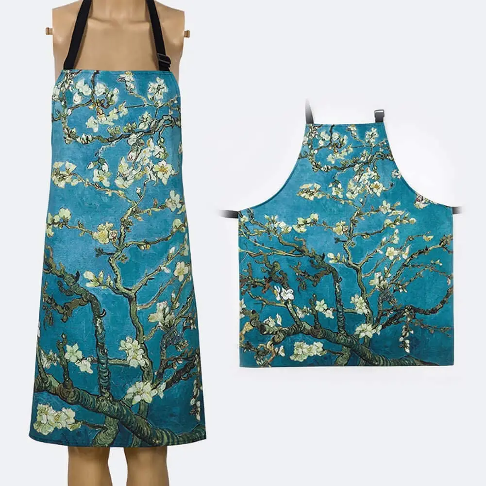 
Custom design logo printed cotton cooking kitchen apron 