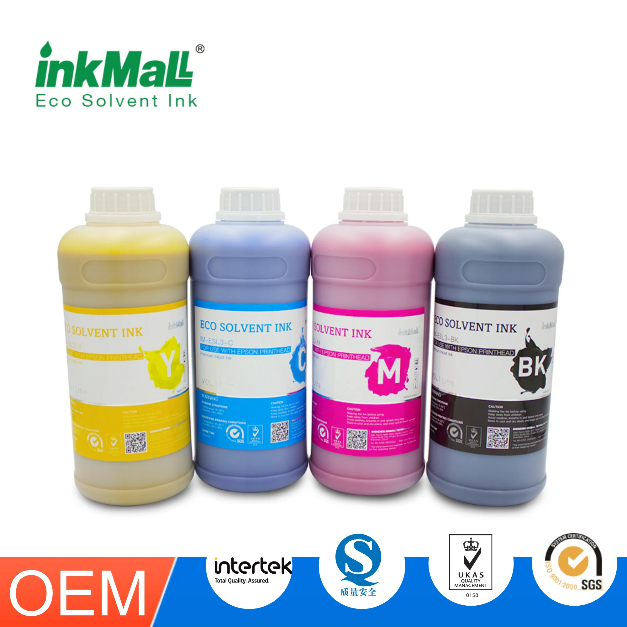 InkMall Vivid Color Dx5 Dx7 Dx9 Eco Solvent Ink for Witcolor Ultra 9100/9600 Eco-Solvent Based Printer Ink